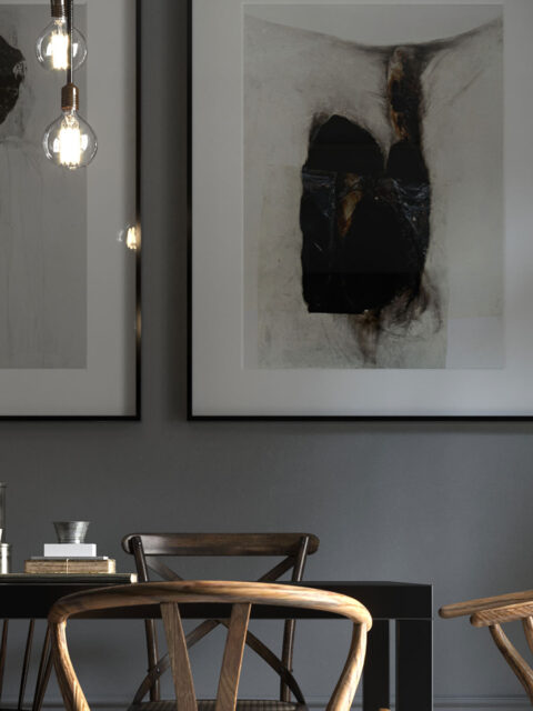 kitchen with dining area 3DS MAX, Corona render.