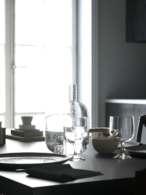 kitchen with dining area: 3DS MAX, Corona render.
